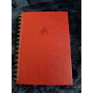 Clever Fox Check Register Book - Deluxe Transaction A5 (5.8'' x 8.3''), Red
